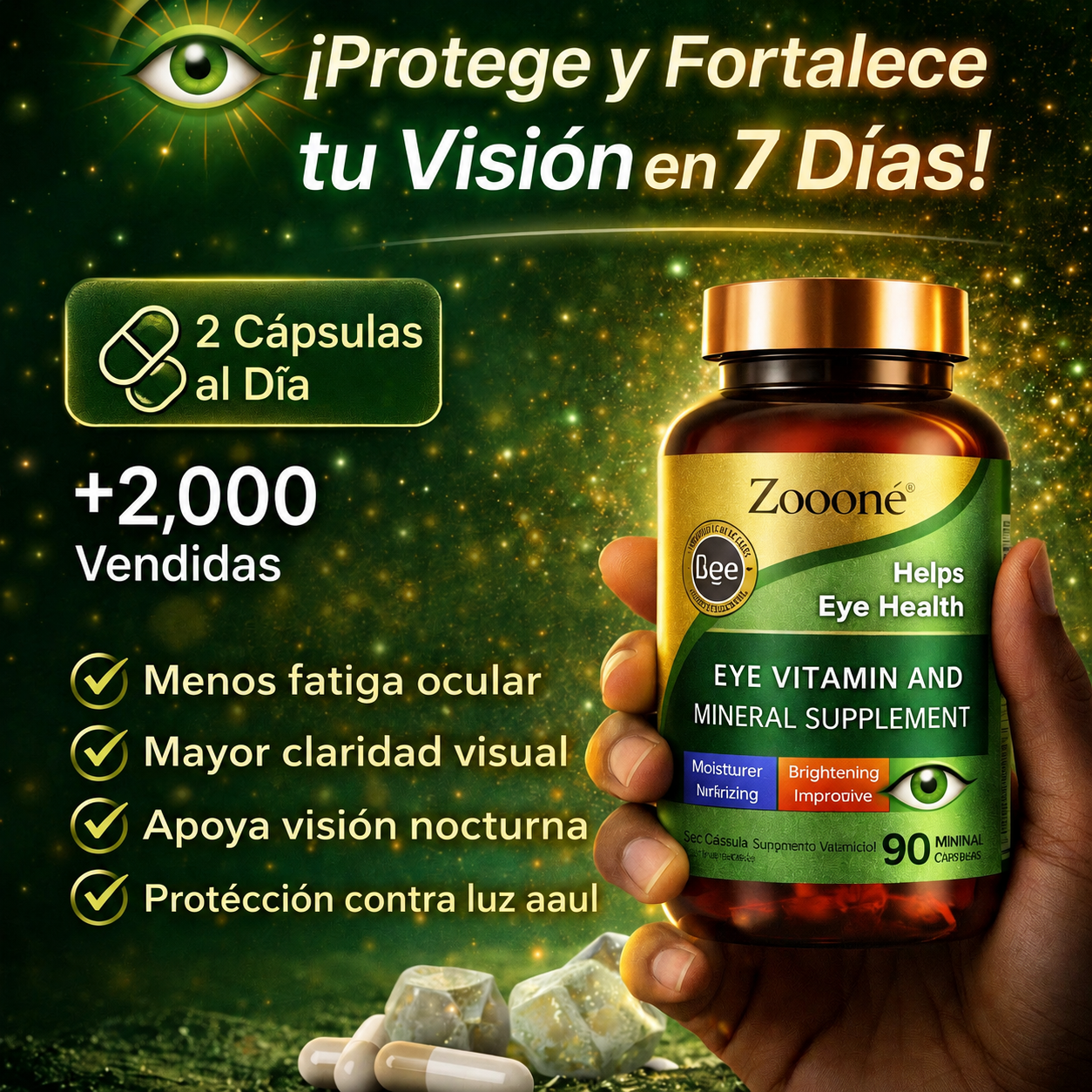 Zooone Eye Vitamine: ✨Recupera tu claridad visual naturalmente 👁️