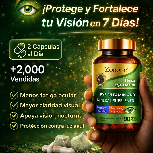 Zooone Eye Vitamine: ✨Recupera tu claridad visual naturalmente 👁️