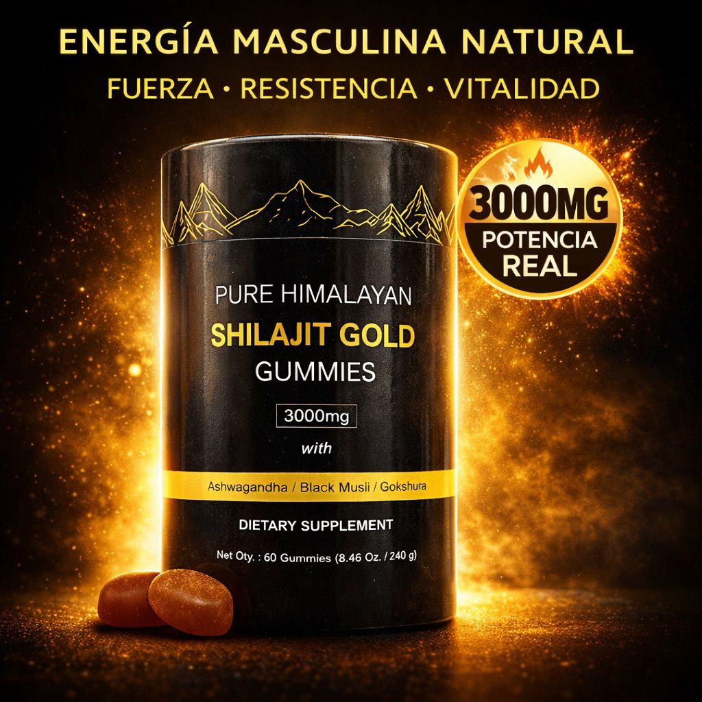🔥Shilajit Gold Gummies: Potencia Tu Energía y Desempeño💪