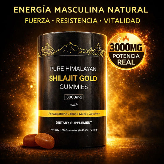 🔥Shilajit Gold Gummies: Potencia Tu Energía y Desempeño💪
