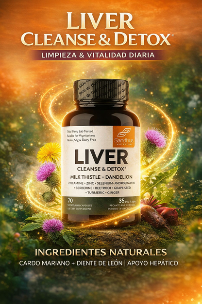 🔥Liver Cleanse & Detox🍀: Desintoxicación Natural Avanzada ✨