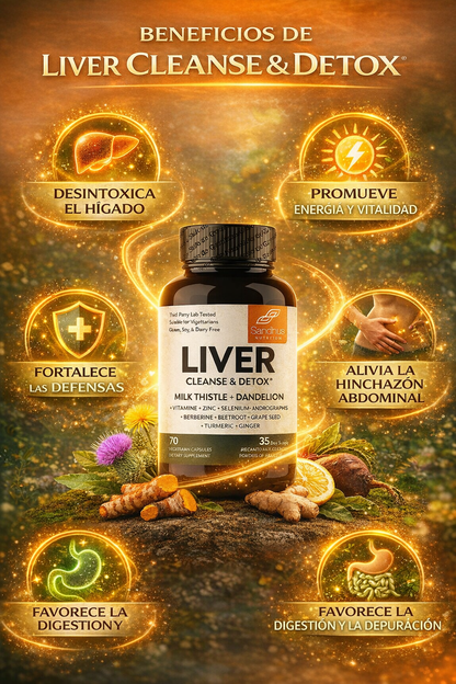 🔥Liver Cleanse & Detox🍀: Desintoxicación Natural Avanzada ✨