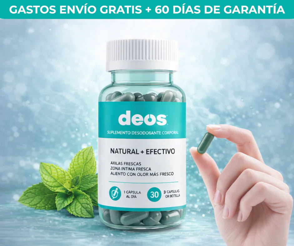 💊Deos Desodorante en Capsulas: Frescura Total Desde el Interior🌿