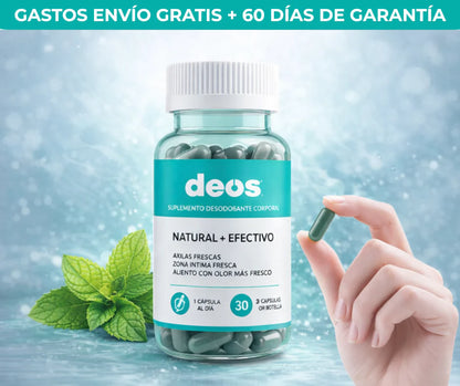 💊Deos Desodorante en Capsulas: Frescura Total Desde el Interior🌿