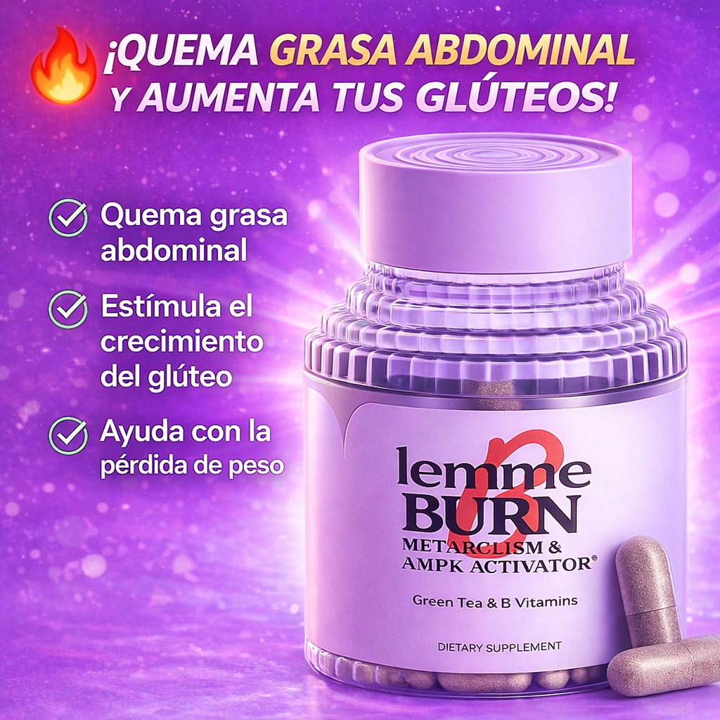 Lemme Burn:🔥 Adiós Grasa Abdominal, Hola Glúteos Más Firmes🍑