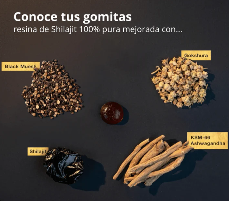 🔥Shilajit Gold Gummies: Potencia Tu Energía y Desempeño💪